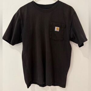 Carhartt Black Pocket Tee Original Fit Size Small